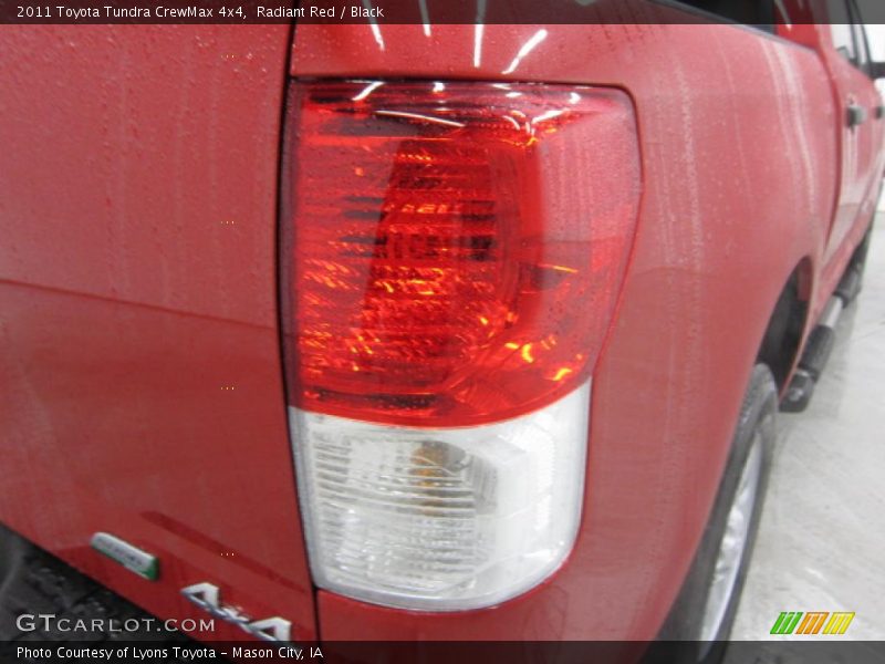 Radiant Red / Black 2011 Toyota Tundra CrewMax 4x4