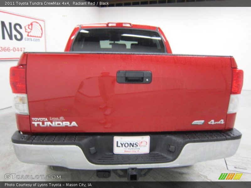 Radiant Red / Black 2011 Toyota Tundra CrewMax 4x4