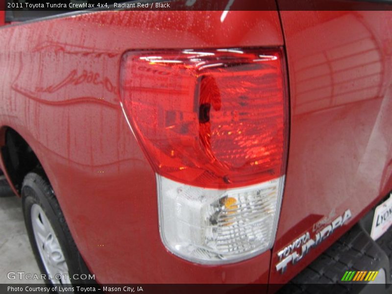 Radiant Red / Black 2011 Toyota Tundra CrewMax 4x4