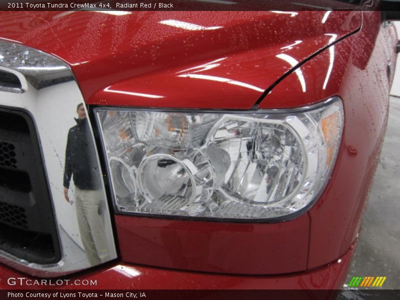 Radiant Red / Black 2011 Toyota Tundra CrewMax 4x4
