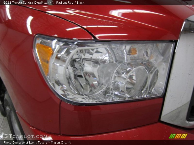 Radiant Red / Black 2011 Toyota Tundra CrewMax 4x4