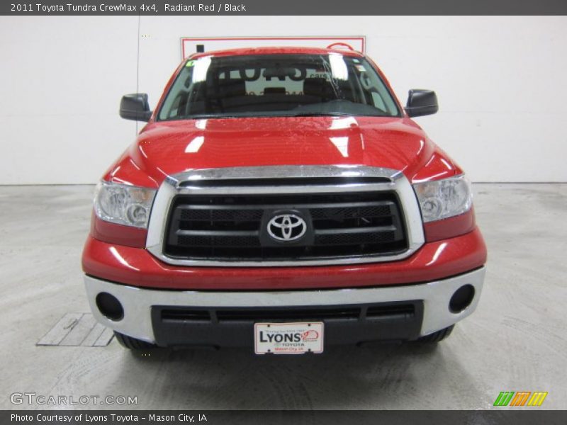 Radiant Red / Black 2011 Toyota Tundra CrewMax 4x4