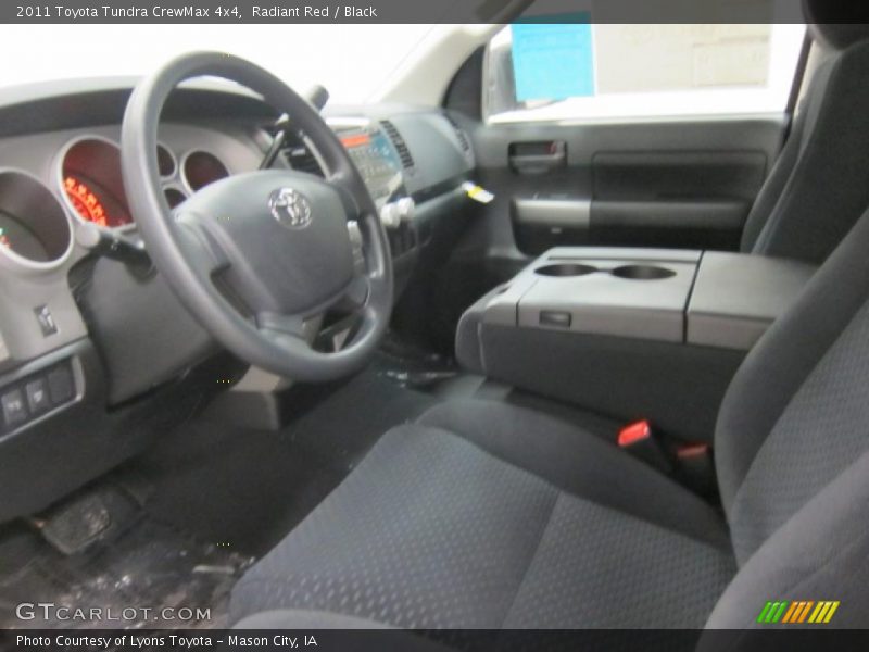Radiant Red / Black 2011 Toyota Tundra CrewMax 4x4