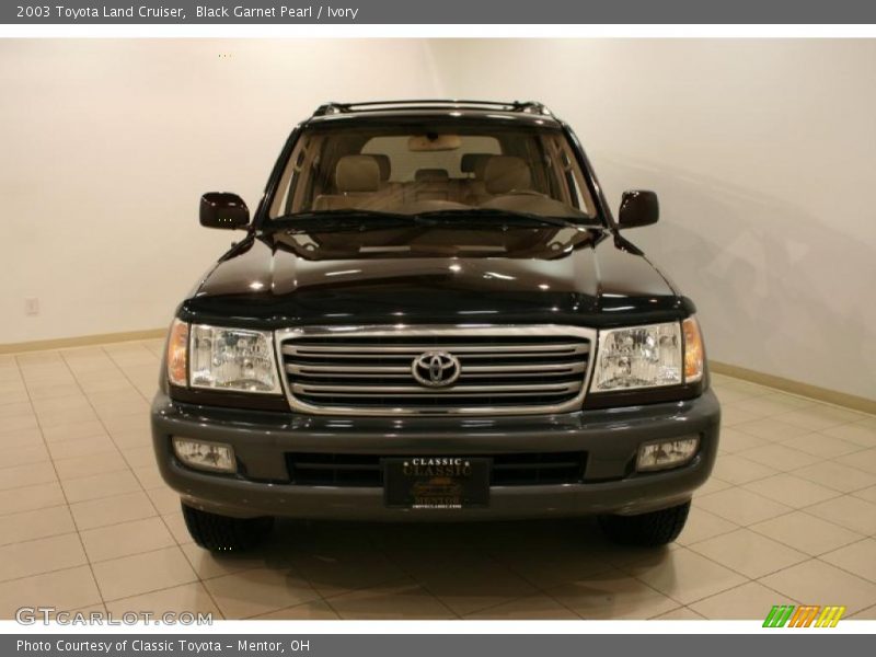 Black Garnet Pearl / Ivory 2003 Toyota Land Cruiser