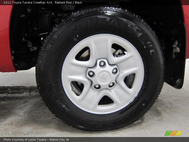Radiant Red / Black 2011 Toyota Tundra CrewMax 4x4