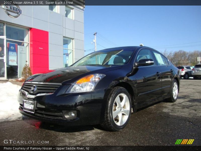 Super Black / Frost 2007 Nissan Altima 3.5 SE