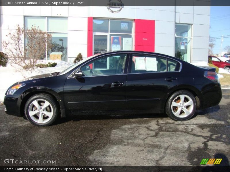 Super Black / Frost 2007 Nissan Altima 3.5 SE