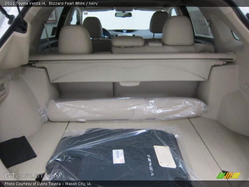  2011 Venza I4 Trunk