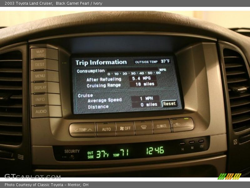 Navigation of 2003 Land Cruiser 
