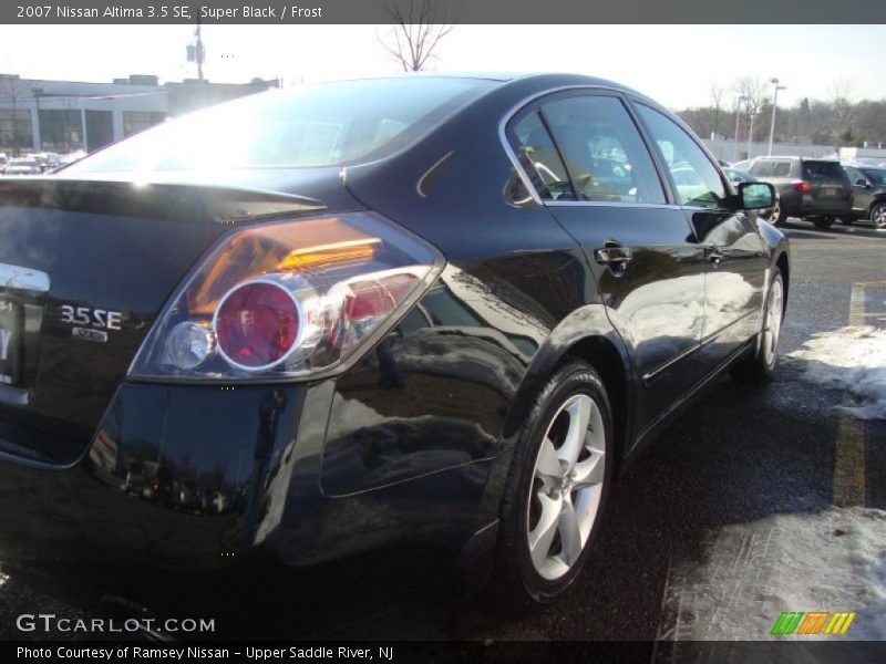 Super Black / Frost 2007 Nissan Altima 3.5 SE