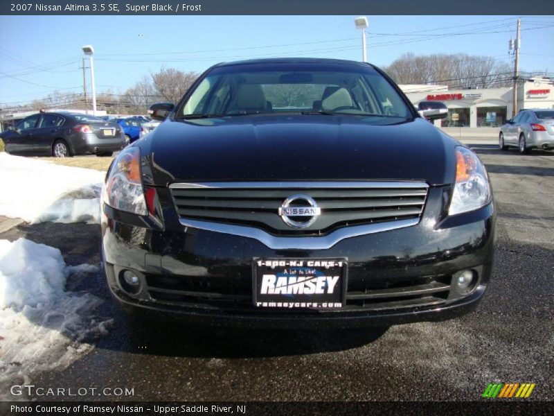 Super Black / Frost 2007 Nissan Altima 3.5 SE