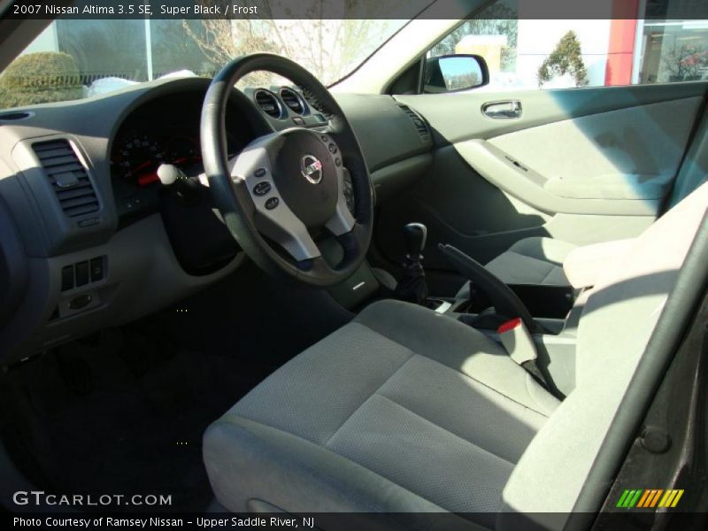 Super Black / Frost 2007 Nissan Altima 3.5 SE