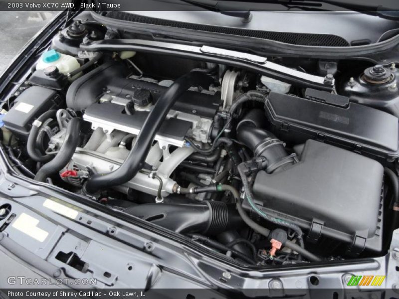  2003 XC70 AWD Engine - 2.5 Liter Turbocharged DOHC 20-Valve 5 Cylinder