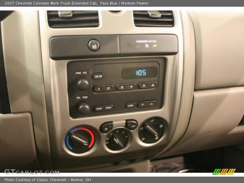 Pace Blue / Medium Pewter 2007 Chevrolet Colorado Work Truck Extended Cab