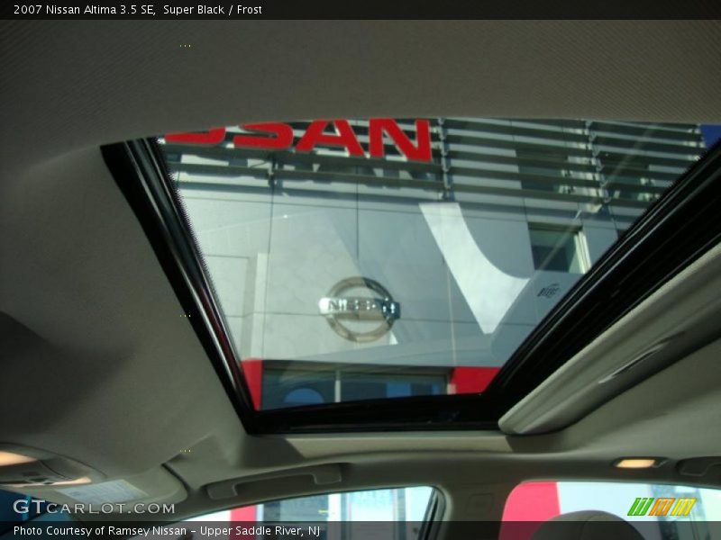 Super Black / Frost 2007 Nissan Altima 3.5 SE