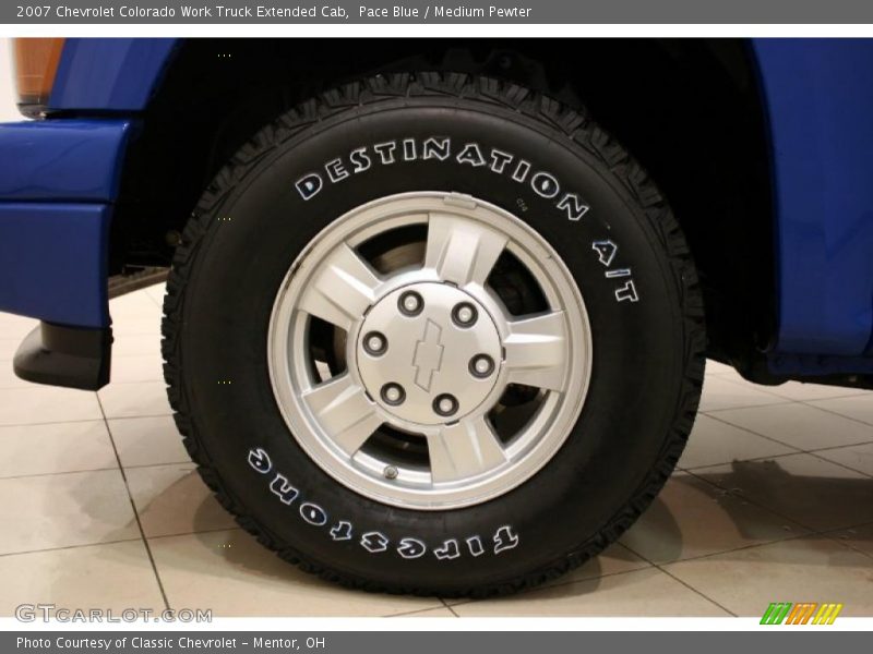 Pace Blue / Medium Pewter 2007 Chevrolet Colorado Work Truck Extended Cab