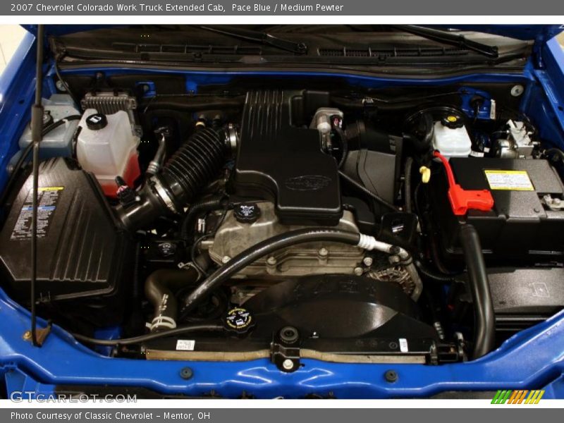 Pace Blue / Medium Pewter 2007 Chevrolet Colorado Work Truck Extended Cab