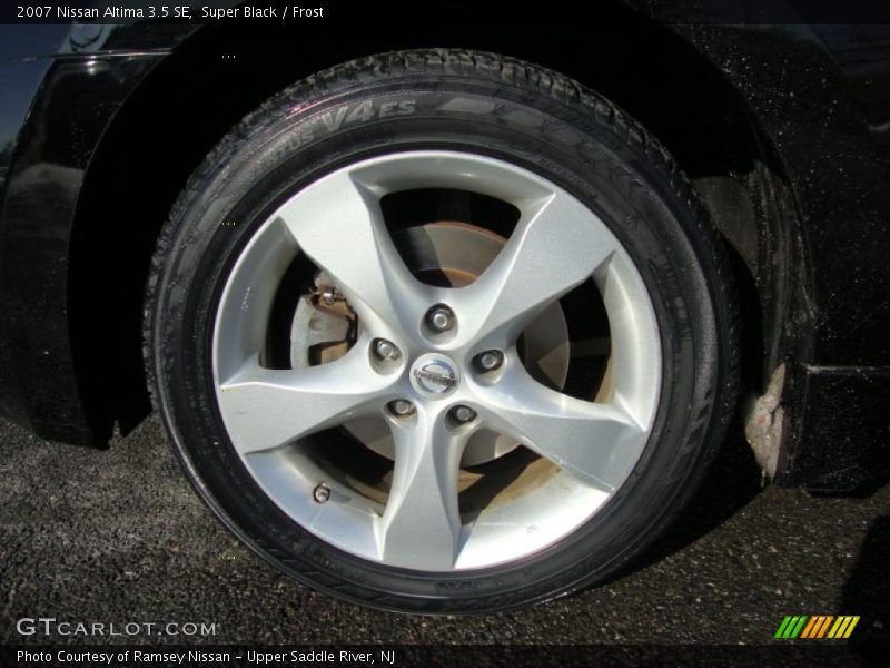 Super Black / Frost 2007 Nissan Altima 3.5 SE