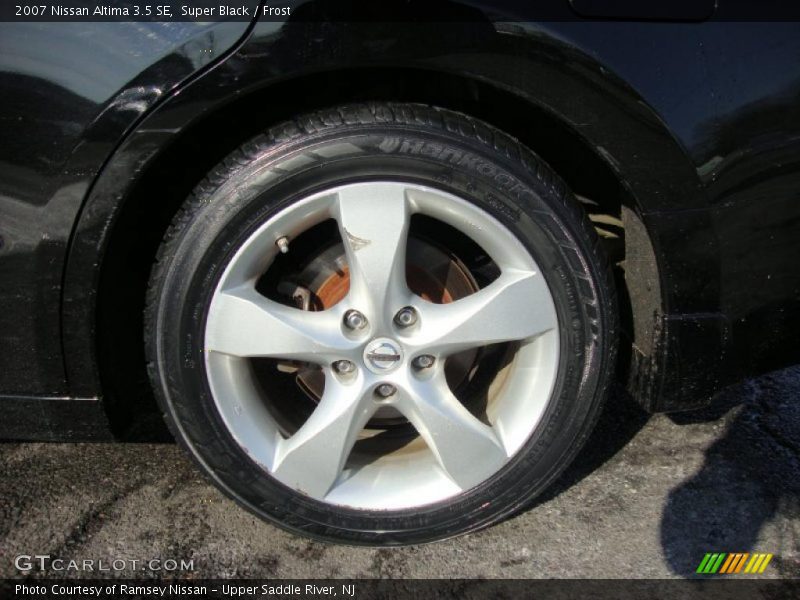 Super Black / Frost 2007 Nissan Altima 3.5 SE