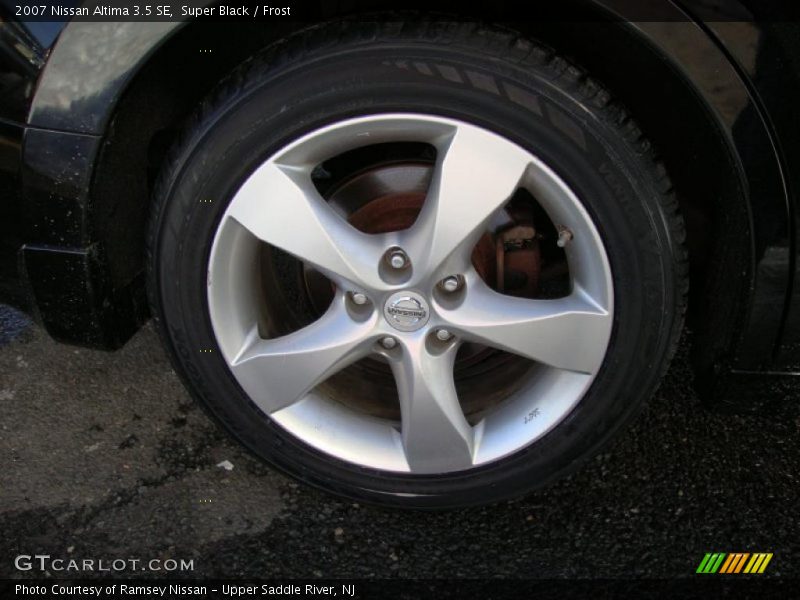 Super Black / Frost 2007 Nissan Altima 3.5 SE