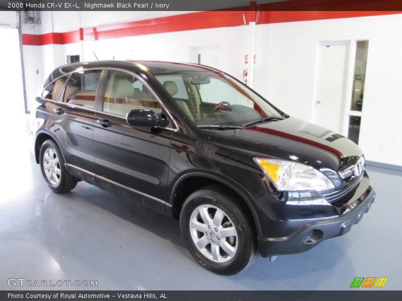 Nighthawk Black Pearl / Ivory 2008 Honda CR-V EX-L
