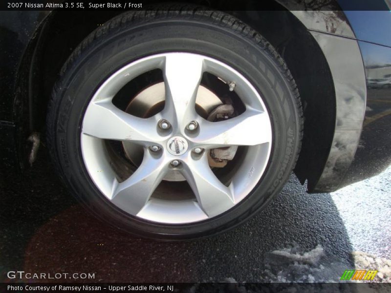 Super Black / Frost 2007 Nissan Altima 3.5 SE