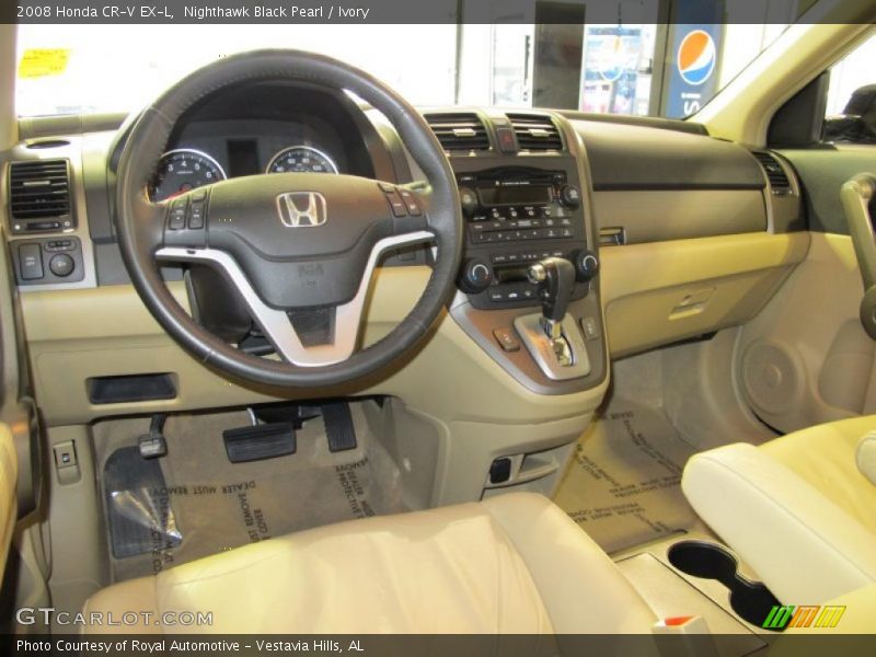 Ivory Interior - 2008 CR-V EX-L 