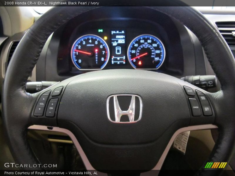 Nighthawk Black Pearl / Ivory 2008 Honda CR-V EX-L