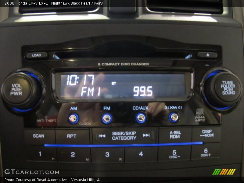 Nighthawk Black Pearl / Ivory 2008 Honda CR-V EX-L