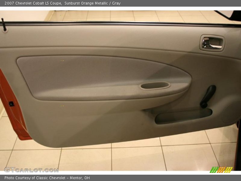 Sunburst Orange Metallic / Gray 2007 Chevrolet Cobalt LS Coupe