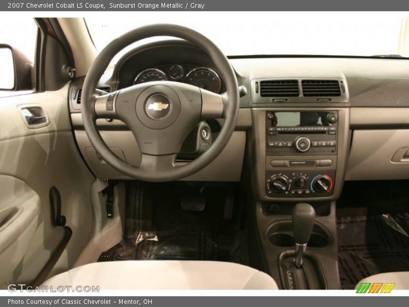 Sunburst Orange Metallic / Gray 2007 Chevrolet Cobalt LS Coupe