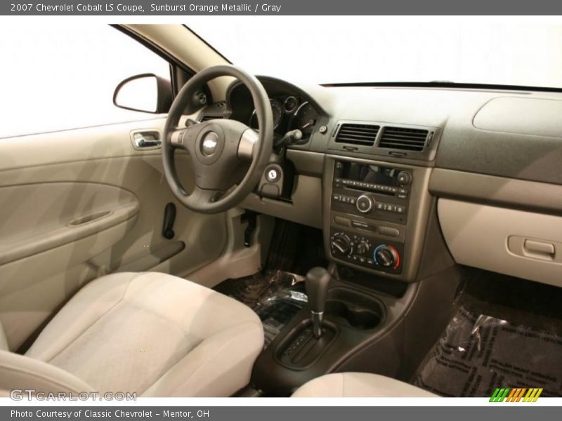 Sunburst Orange Metallic / Gray 2007 Chevrolet Cobalt LS Coupe