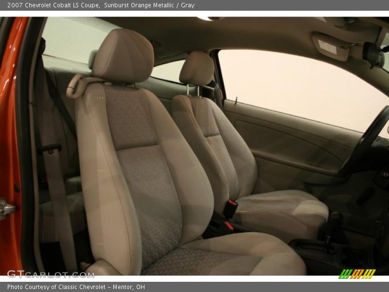 Sunburst Orange Metallic / Gray 2007 Chevrolet Cobalt LS Coupe