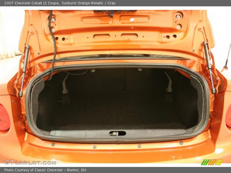 Sunburst Orange Metallic / Gray 2007 Chevrolet Cobalt LS Coupe