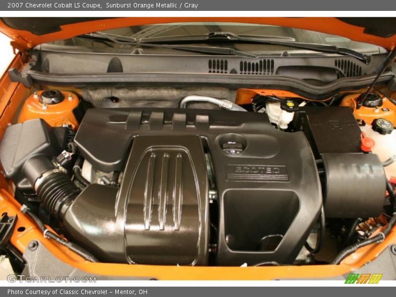 Sunburst Orange Metallic / Gray 2007 Chevrolet Cobalt LS Coupe