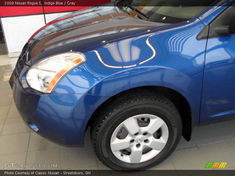 Indigo Blue / Gray 2009 Nissan Rogue S