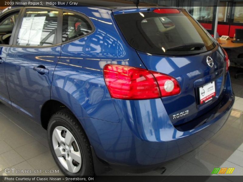 Indigo Blue / Gray 2009 Nissan Rogue S