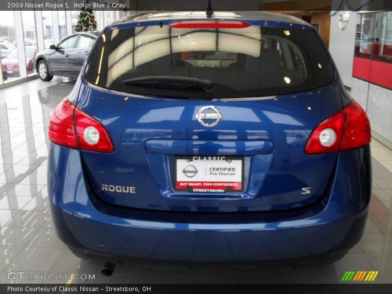 Indigo Blue / Gray 2009 Nissan Rogue S