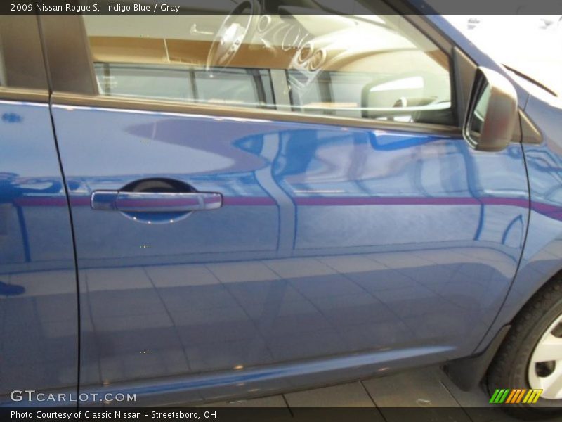 Indigo Blue / Gray 2009 Nissan Rogue S