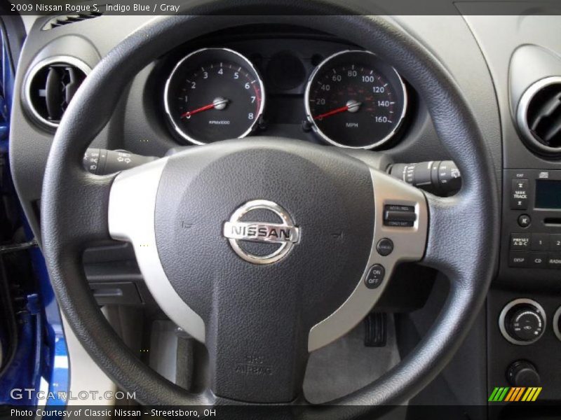 Indigo Blue / Gray 2009 Nissan Rogue S