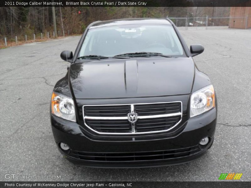Brilliant Black Crystal Pearl / Dark Slate Gray 2011 Dodge Caliber Mainstreet