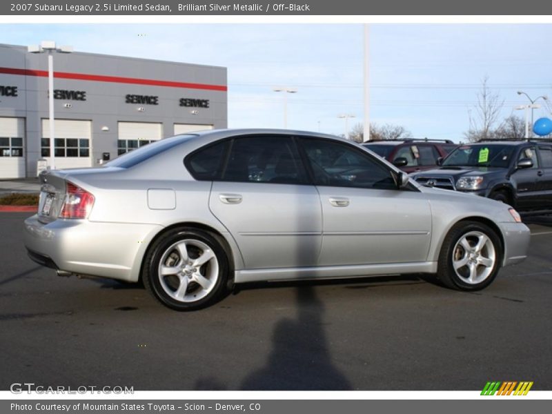 Brilliant Silver Metallic / Off-Black 2007 Subaru Legacy 2.5i Limited Sedan
