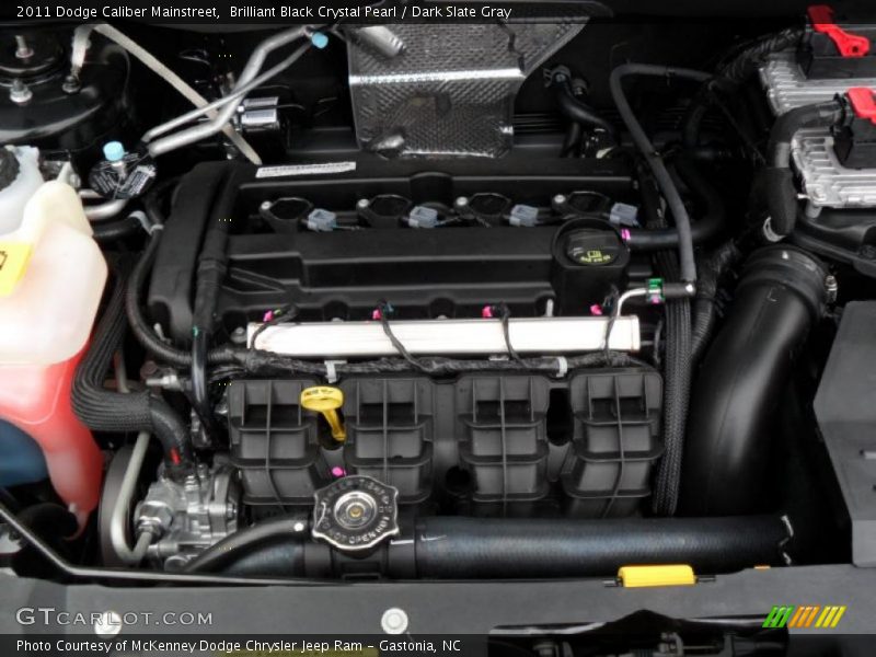 Brilliant Black Crystal Pearl / Dark Slate Gray 2011 Dodge Caliber Mainstreet
