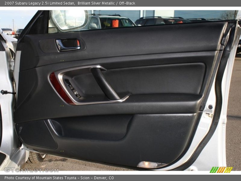 Door Panel of 2007 Legacy 2.5i Limited Sedan