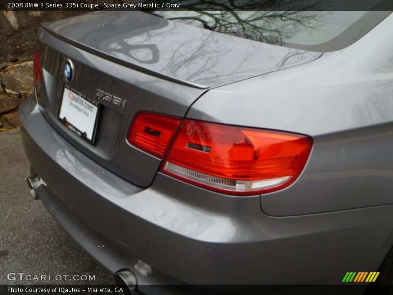 Space Grey Metallic / Gray 2008 BMW 3 Series 335i Coupe