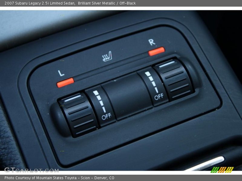 Brilliant Silver Metallic / Off-Black 2007 Subaru Legacy 2.5i Limited Sedan