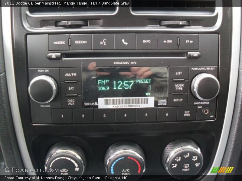 Mango Tango Pearl / Dark Slate Gray 2011 Dodge Caliber Mainstreet