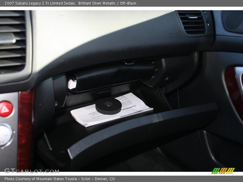 Brilliant Silver Metallic / Off-Black 2007 Subaru Legacy 2.5i Limited Sedan