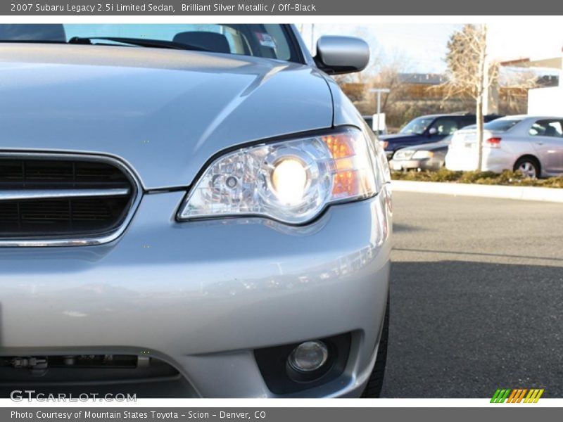Brilliant Silver Metallic / Off-Black 2007 Subaru Legacy 2.5i Limited Sedan