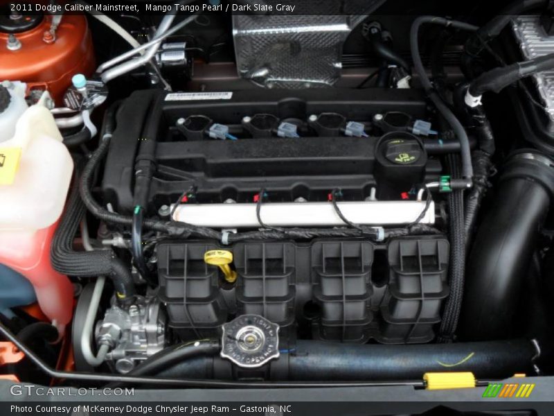 Mango Tango Pearl / Dark Slate Gray 2011 Dodge Caliber Mainstreet